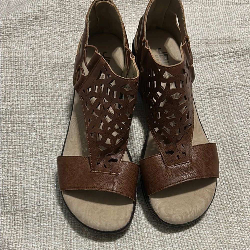 JBU memory foam women sandals